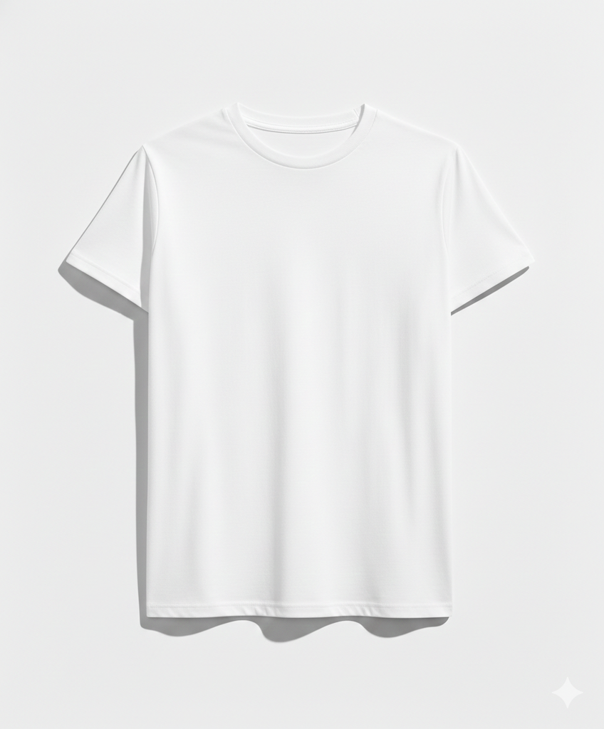 [TSR-MT-9999] Camiseta/T-Shirt Cuello Redondo Blanca