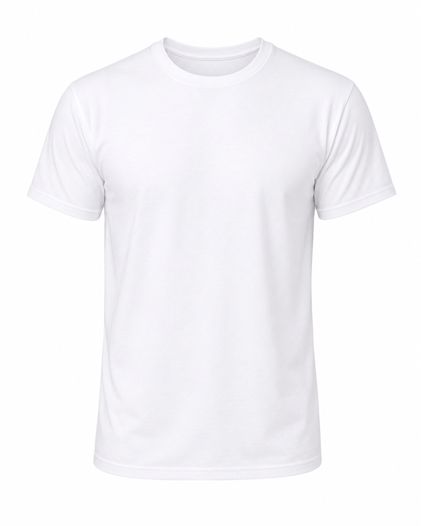Camiseta/T-Shirt Cuello Redondo Blanca