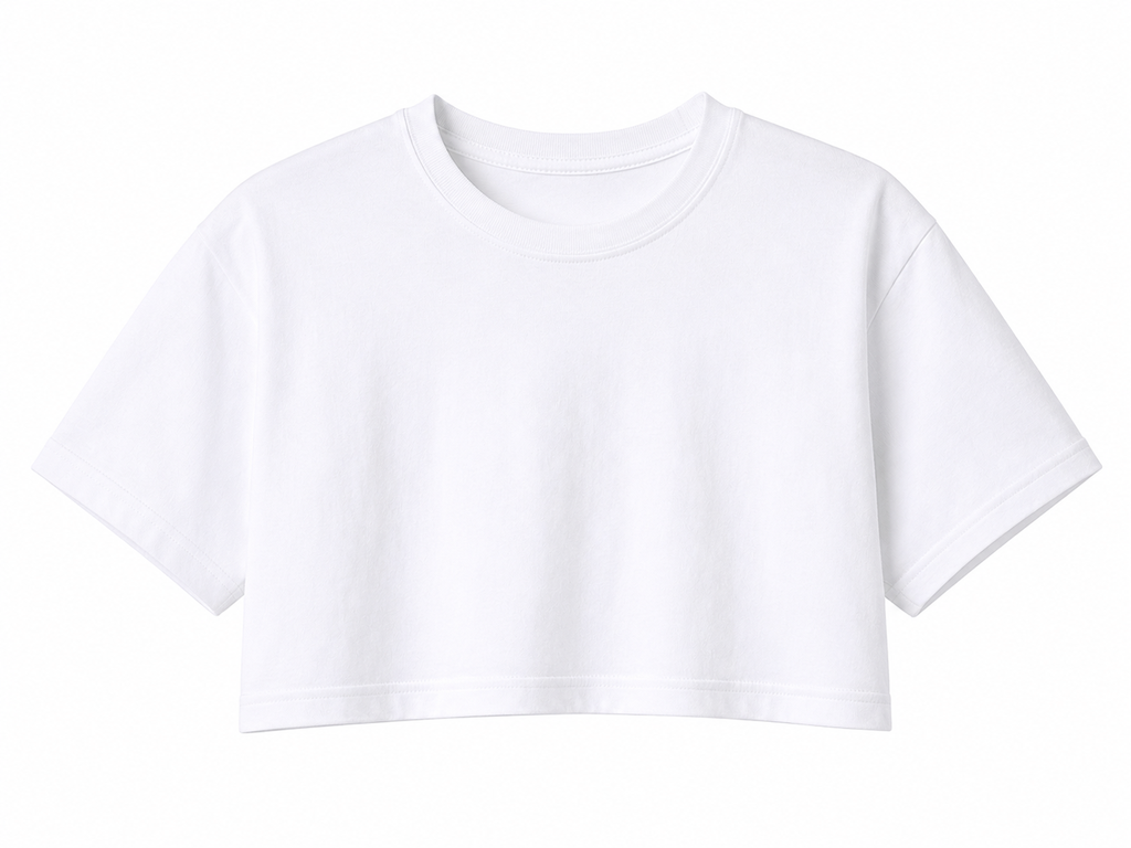 Camiseta/T-Shirt Cuello Redondo CROP TOP