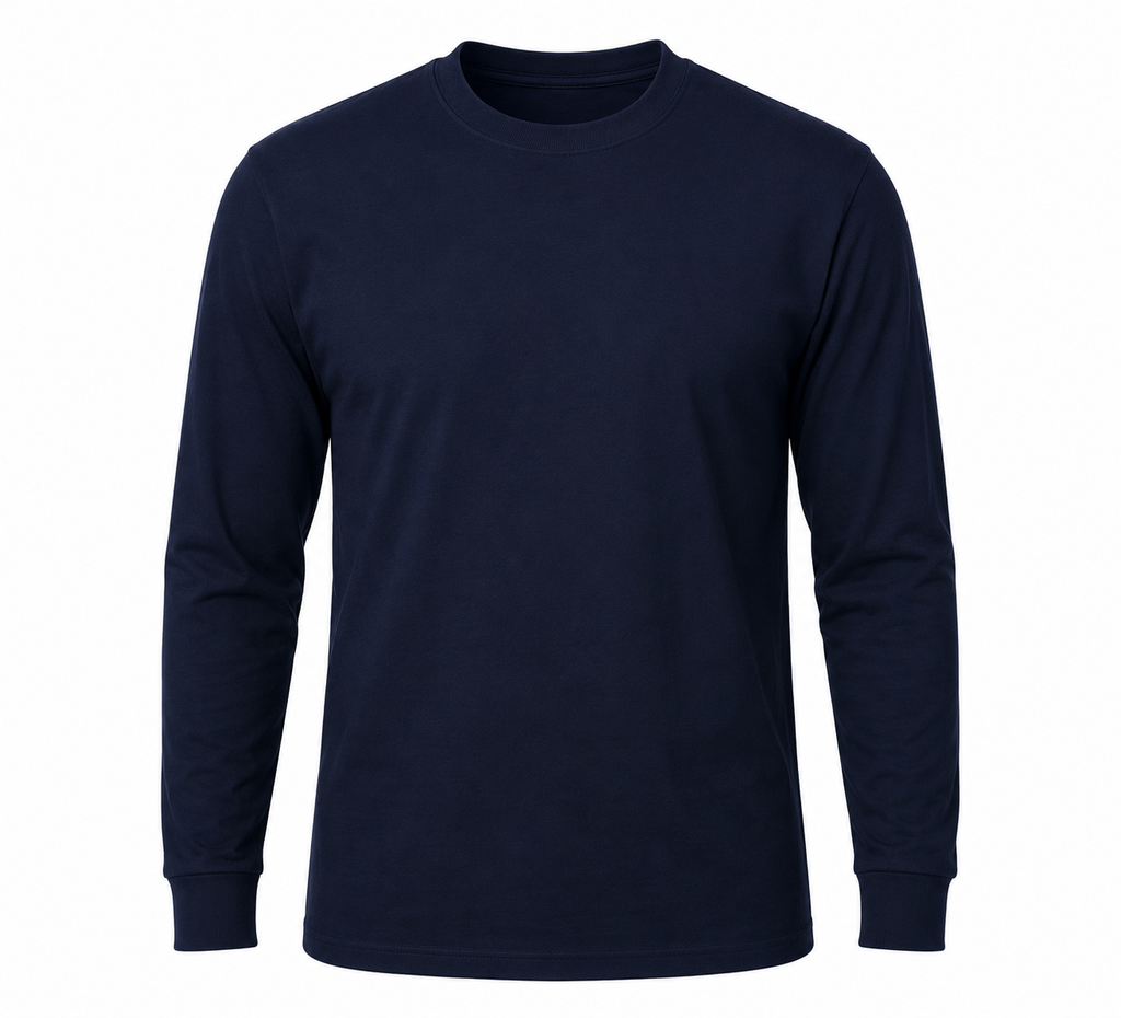 Camiseta/T-Shirt Cuello Redondo Manga Larga