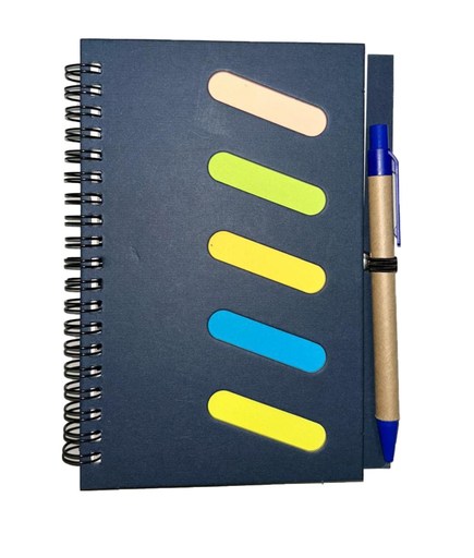 Libreta con lapicero