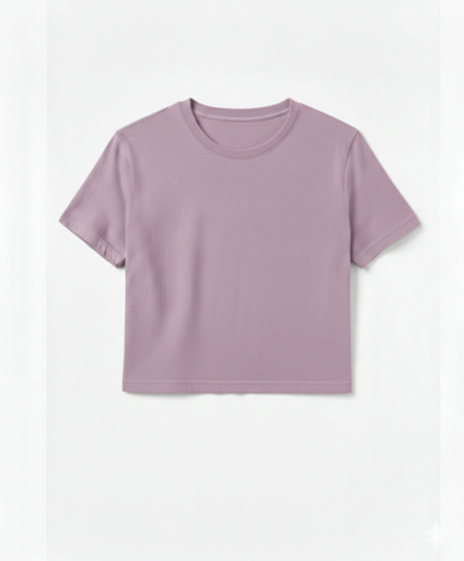 [TSRC-MT-9999] Camiseta/T-Shirt Cuello Redondo CROP TOP
