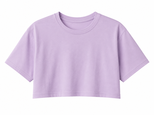 Camiseta/T-Shirt Cuello Redondo CROP TOP